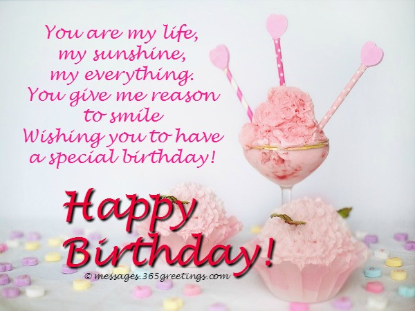 Quotes For Girlfriend Birthday
 Birthday Wishes for Girlfriend 365greetings