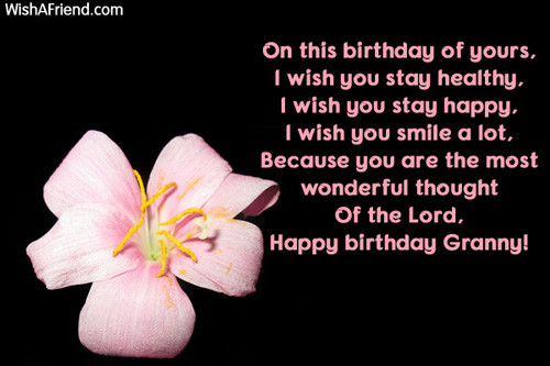 Quotes For Grandmas Birthday
 Birthday Wishes For Grandmother