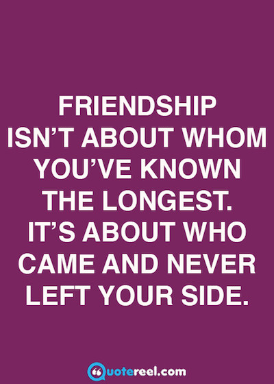 Quotes On Good Friendship
 21 Quotes About Friendship QuoteReel