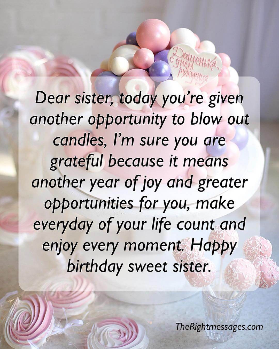 Quotes Sisters Birthday
 Short And Long Birthday Messages Wishes & Quotes For