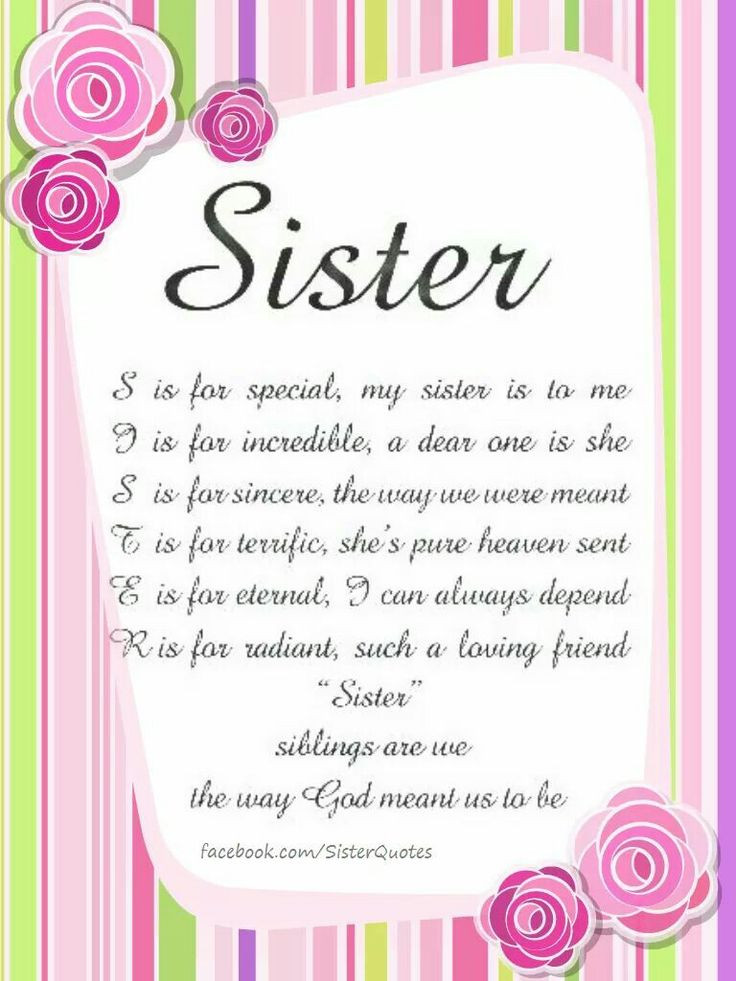 Quotes Sisters Birthday
 17 Best Big Sister Quotes on Pinterest