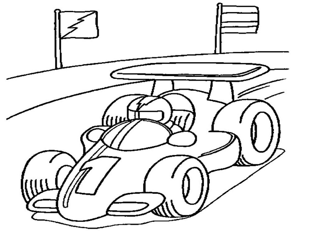 Race Care Coloring Sheets For Boys
 Race Car Coloring Pages