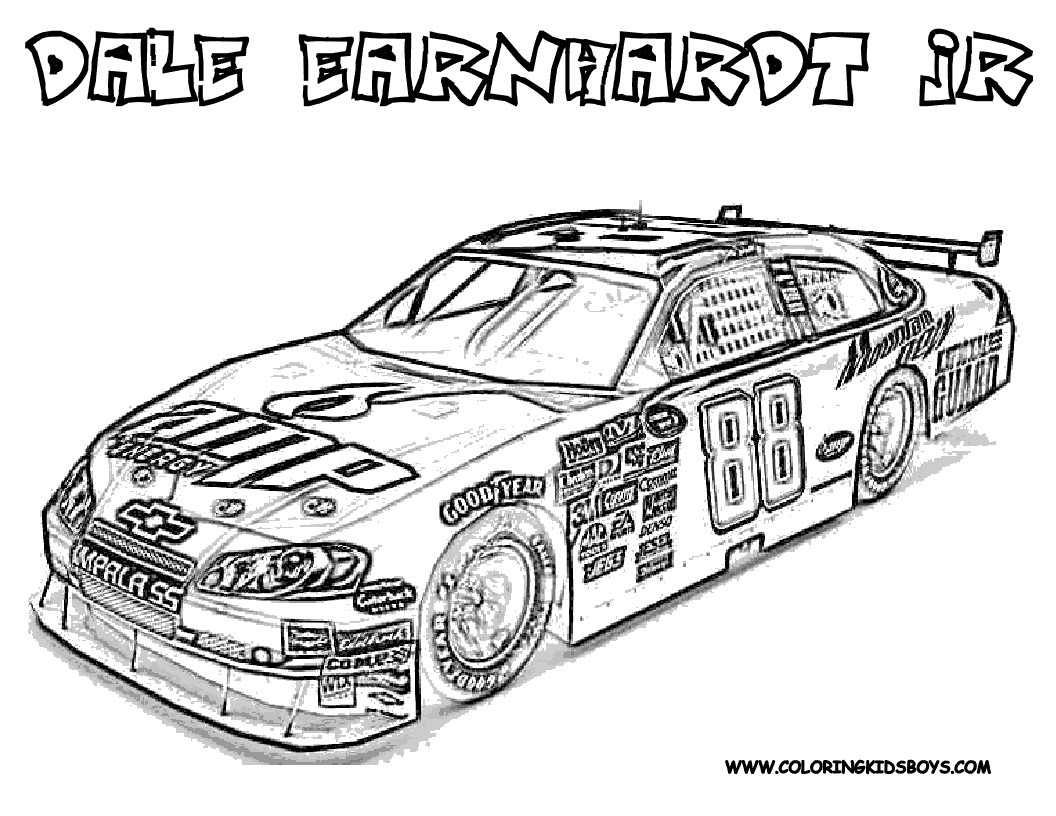 Race Care Coloring Sheets For Boys
 Race Car to Print Car Coloring Pages