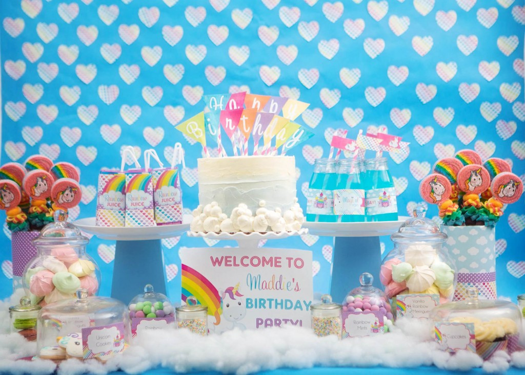 Rainbow And Unicorn Party Ideas
 Rainbow Unicorn Theme