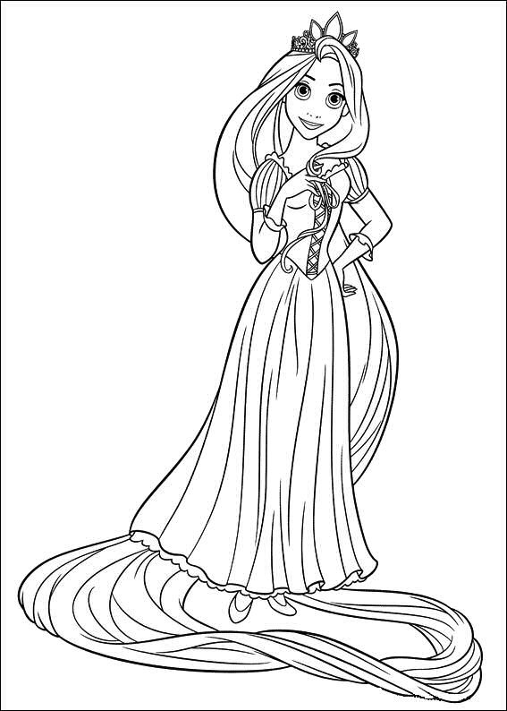 Rapunzel Printable Coloring Pages
 Rapunzel Tangled Coloring Pages Best Gift Ideas Blog