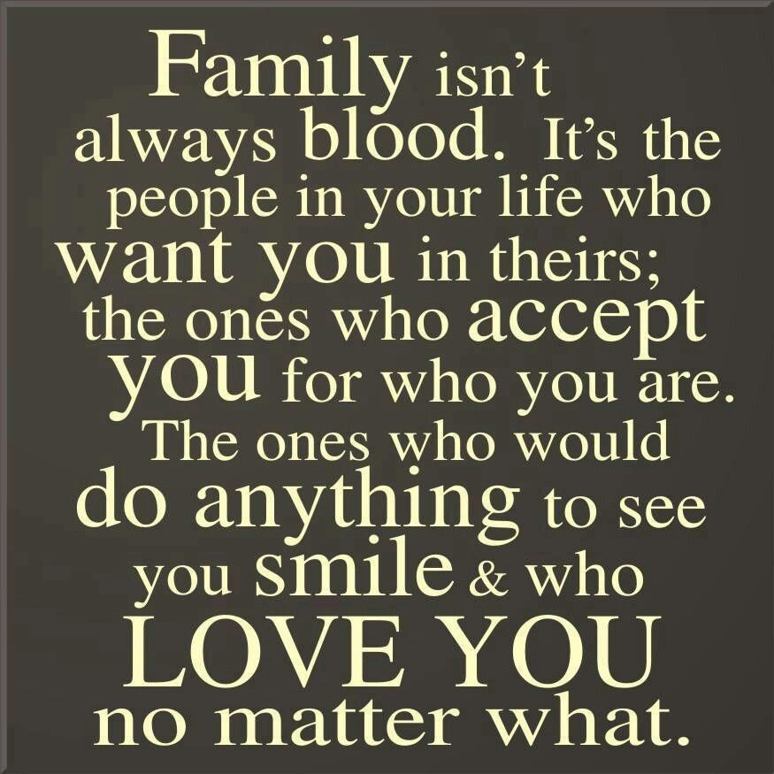 Real Family Quotes
 True meaning of family Words