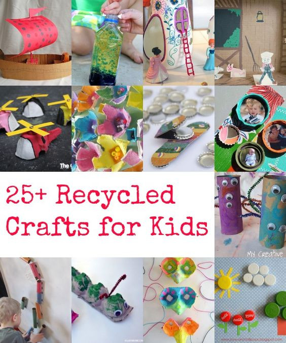 Recycling Craft For Preschoolers
 Recycled crafts Crafts for kids and Recycling on Pinterest