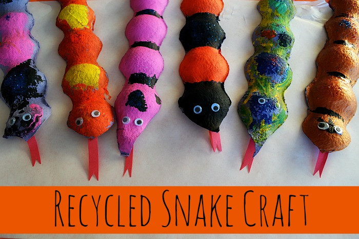 Recycling Craft For Preschoolers
 Recycled Crafts for Kids Snake Craft