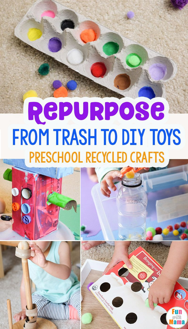 Recycling Craft For Preschoolers
 From Trash to Toys Preschool Recycled Crafts