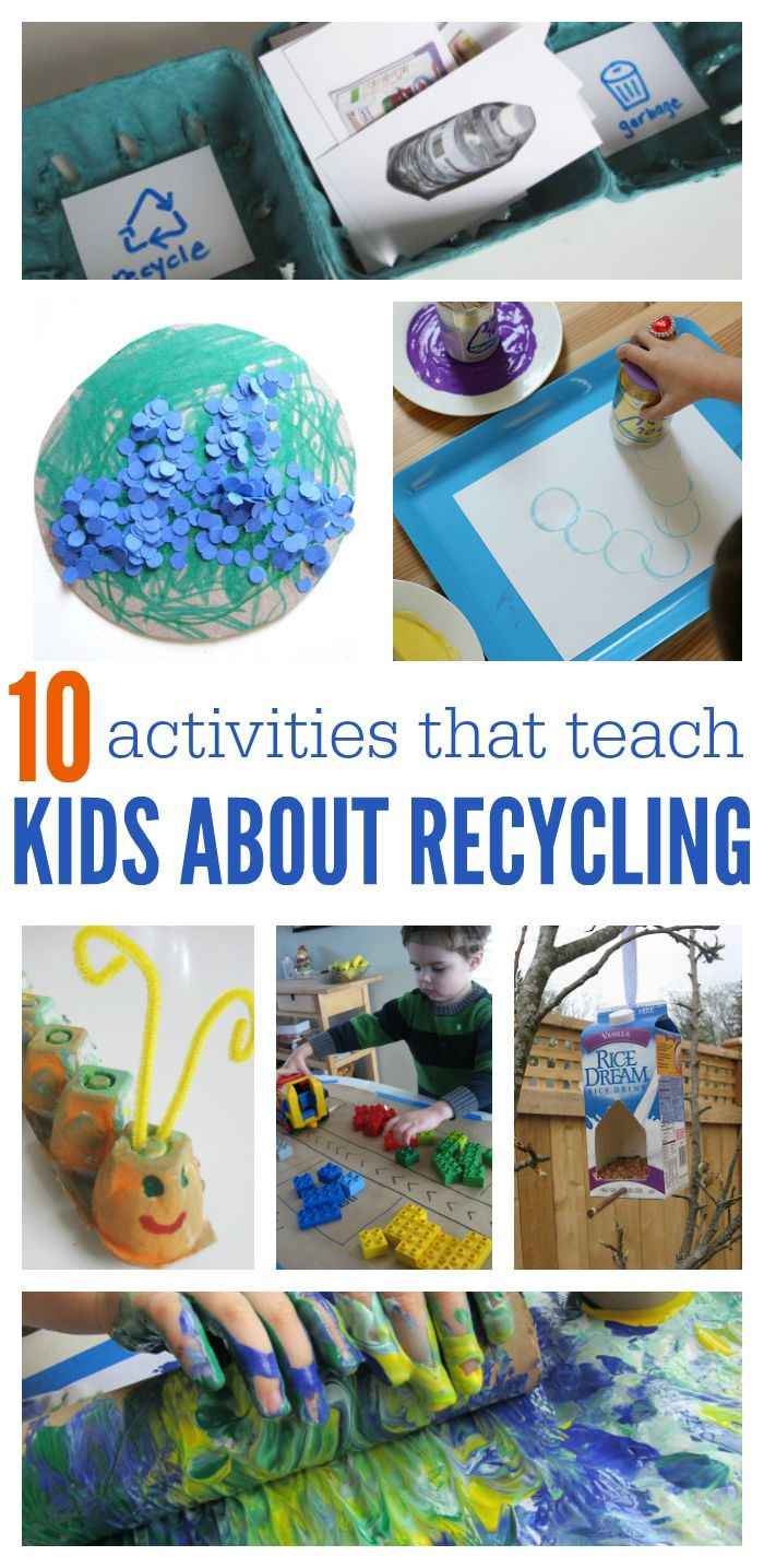 Recycling Craft For Preschoolers
 10 Activities That Teach Kids About Recycling