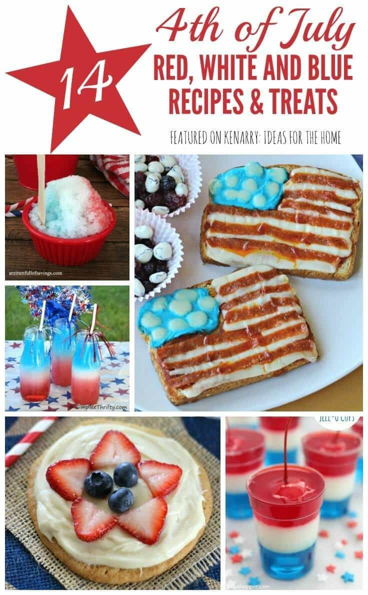 Red White And Blue Party Food Ideas
 19 best Festive Fourth of July Decor images on Pinterest
