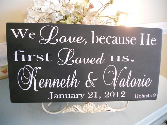Religious Marriage Quotes
 Wedding SignsReligious Personalized Wedding Family sign with