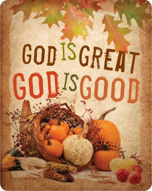 Religious Thanksgiving Quotes
 God is Great Sayings Pinterest