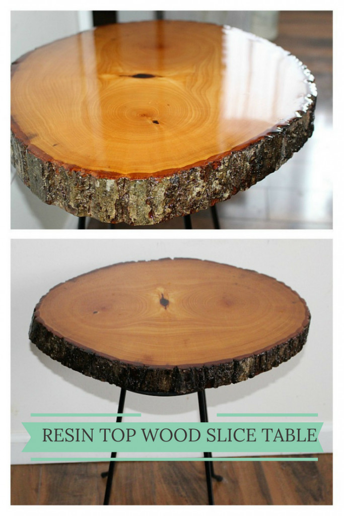 Resin Wood Table DIY
 DIY Resin Wood Slice Side Table Our Crafty Mom