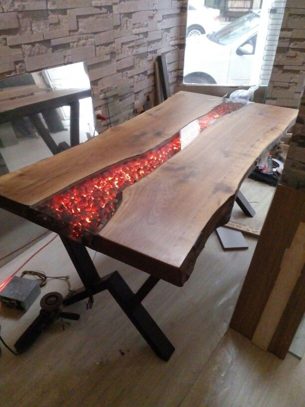 Resin Wood Table DIY
 Pin by Steve on Projects to Try
