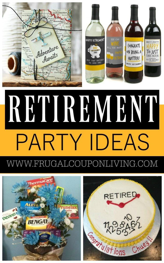 Retirement Party Favor Ideas
 Retirement Party Ideas