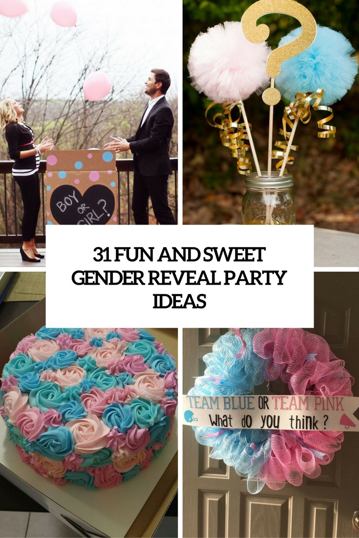 Reveal Gender Party Ideas
 31 Fun And Sweet Gender Reveal Party Ideas Shelterness