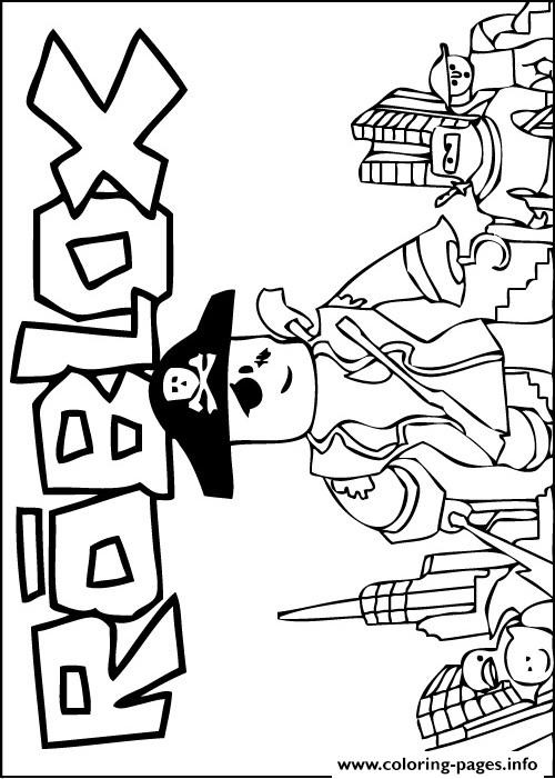 Roblox Coloring Pages To Print
 Roblox Pirate Coloring Pages Printable