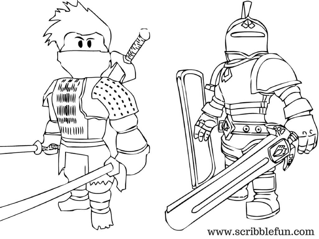 Roblox Coloring Pages To Print
 Free Printable Roblox Coloring Pages