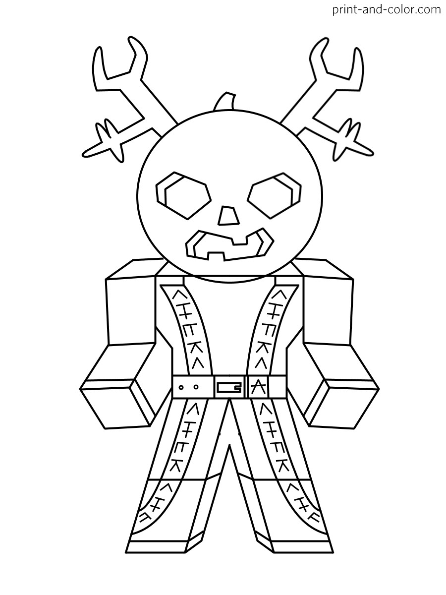 Roblox Coloring Pages To Print
 Roblox coloring pages