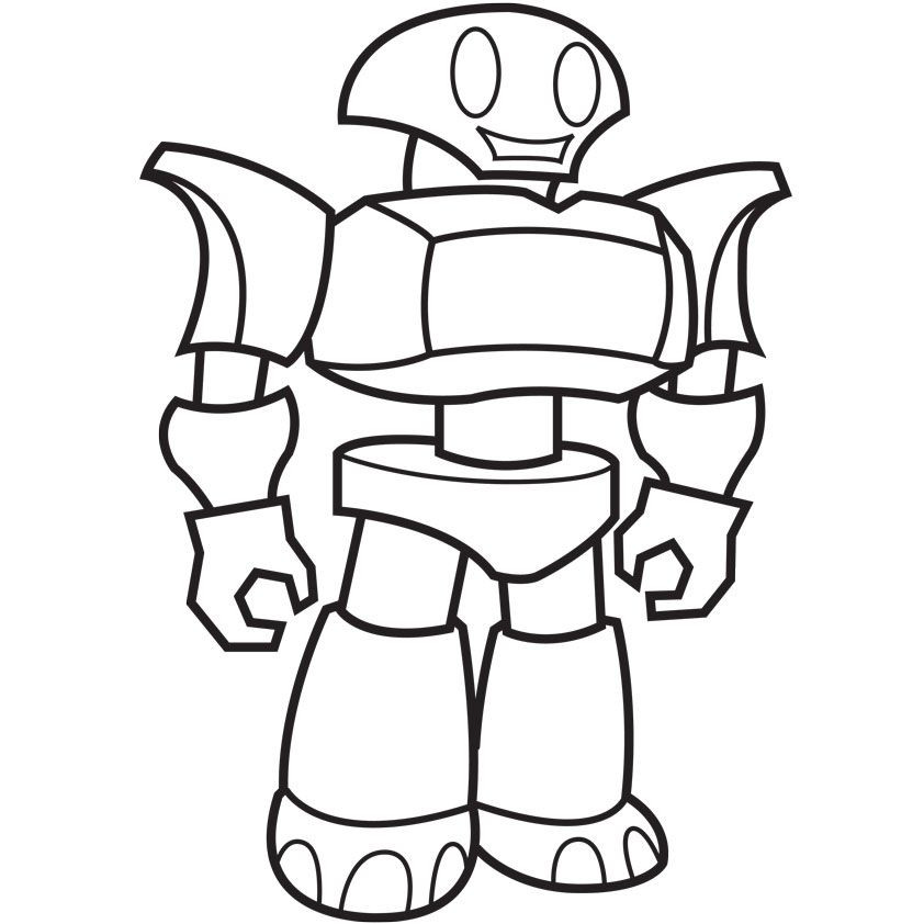 Robot Coloring Pages For Kids
 Robots To Color Coloring Home