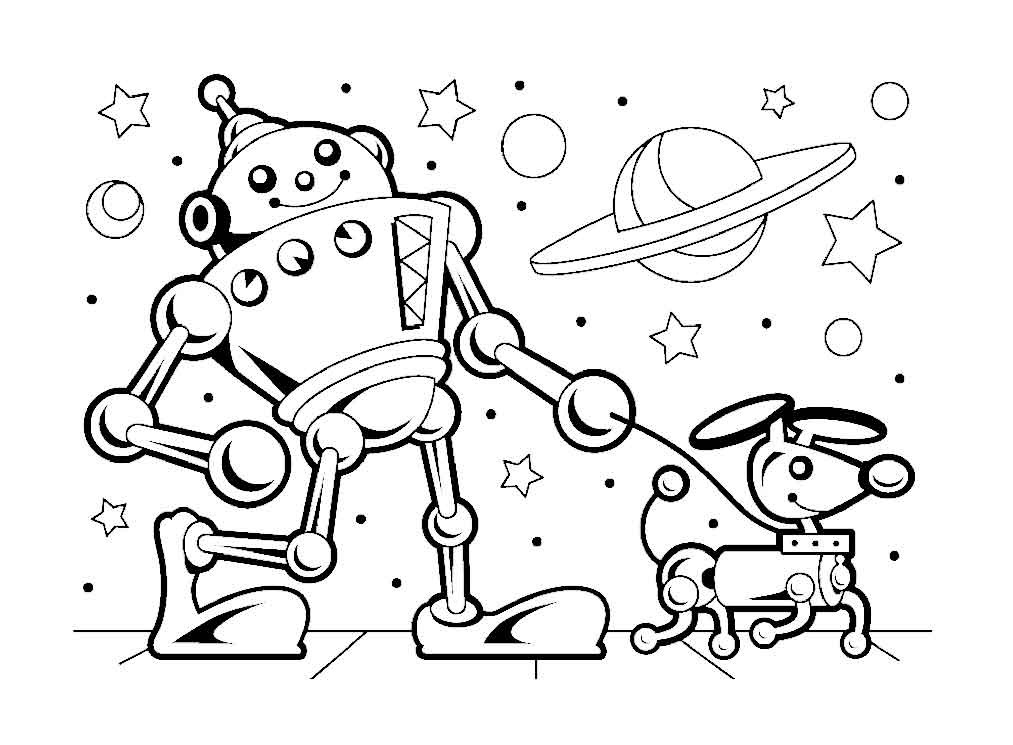 Robot Coloring Pages For Kids
 robot coloring pages for kids 13 Preschool and Homeschool