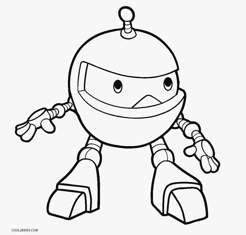 Robot Coloring Pages For Kids
 Free Printable Robot Coloring Pages For Kids