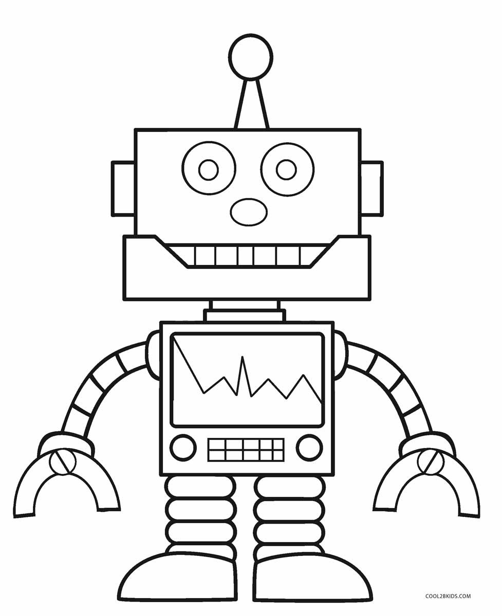 Robot Coloring Pages For Kids
 Free Printable Robot Coloring Pages For Kids