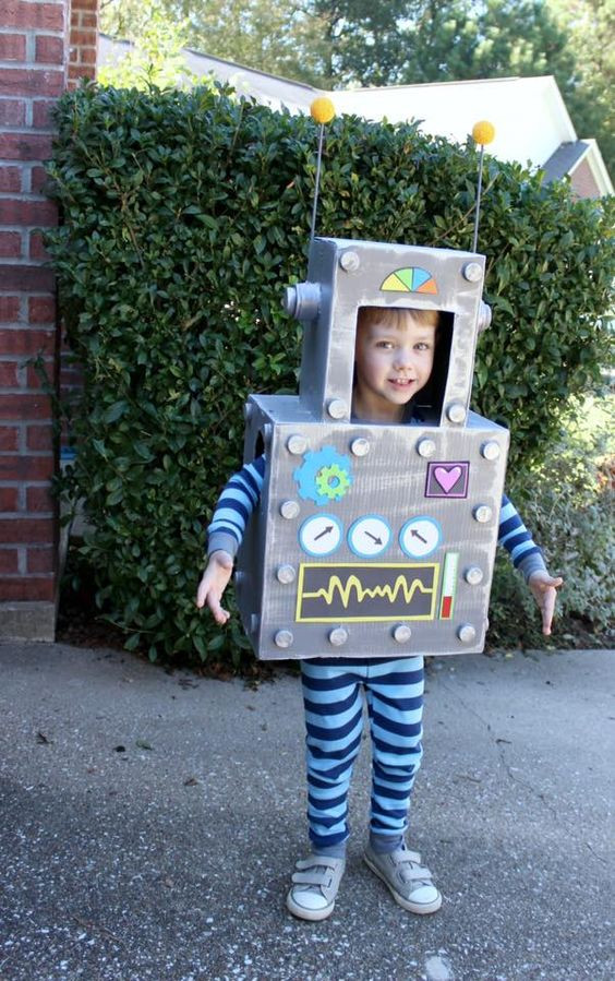 Robot Costume DIY
 Cute Toddler Costumes That You Can Make Yourself Tulamama