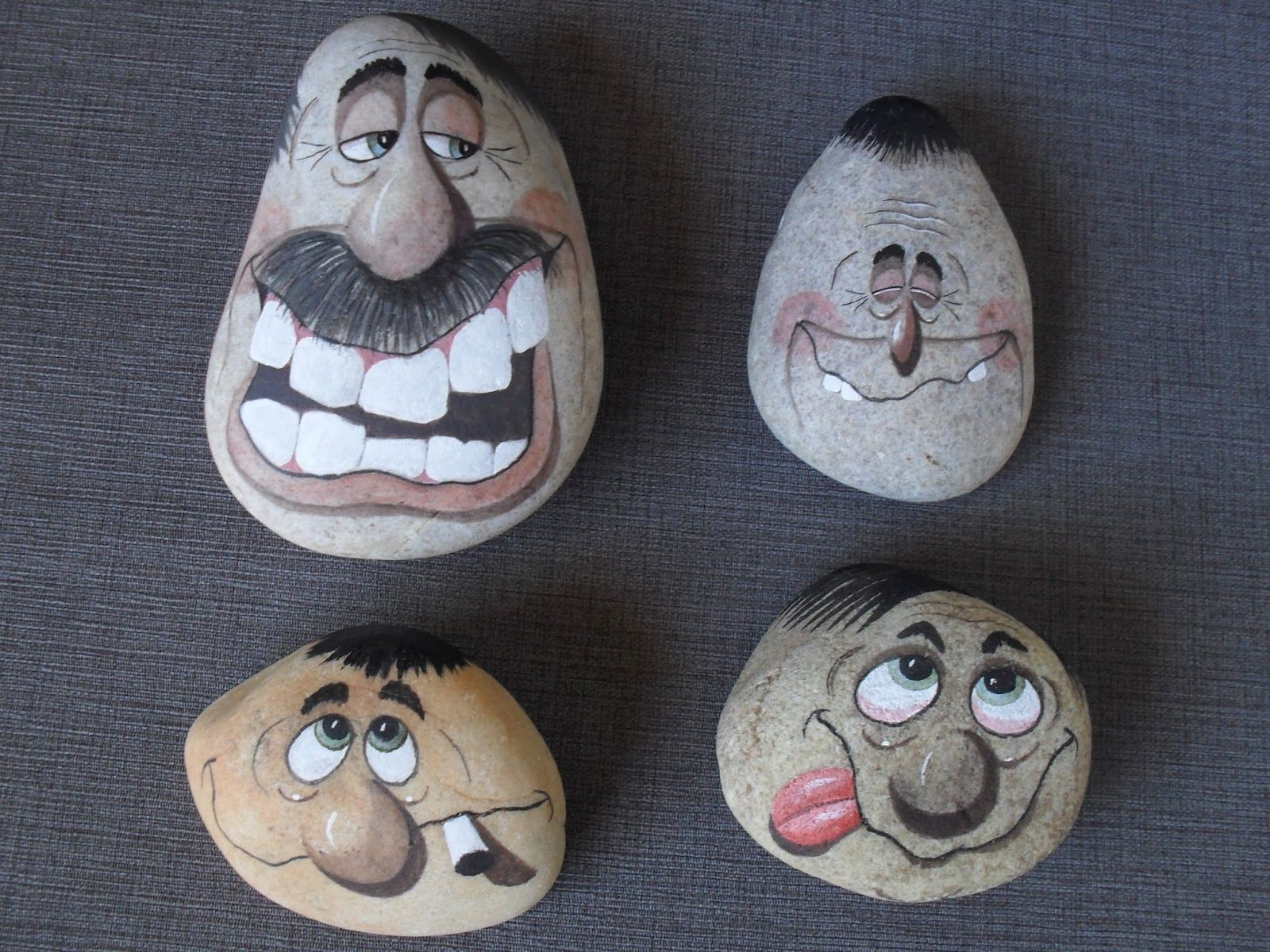 Rock Crafts For Adults
 PedraBrasil Pedras pintadas paints for fun