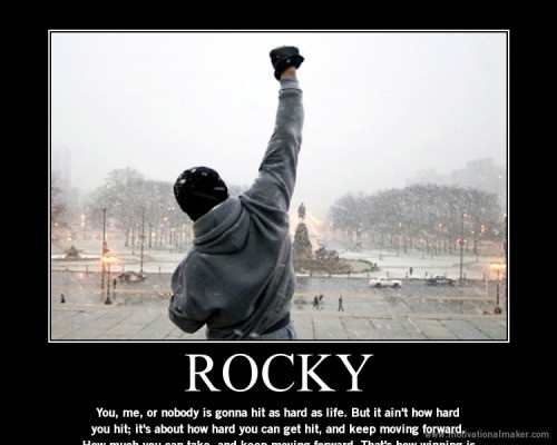 Rocky Motivational Quote
 rocky quotes on Tumblr