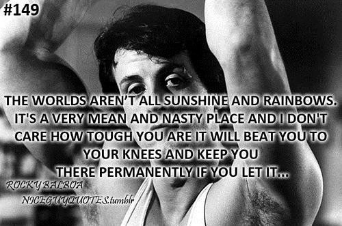 Rocky Motivational Quote
 Famous Rocky Balboa Quotes QuotesGram