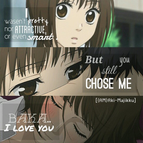 Romantic Anime Quotes
 "SAY I LOVE YOU" MEI