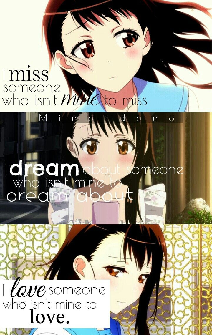 Romantic Anime Quotes
 23 best Nise Koi images on Pinterest