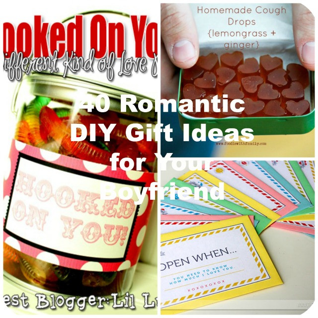 Romantic Gift Ideas Boyfriends
 40 Romantic DIY Gift Ideas for Your Boyfriend You Can Make