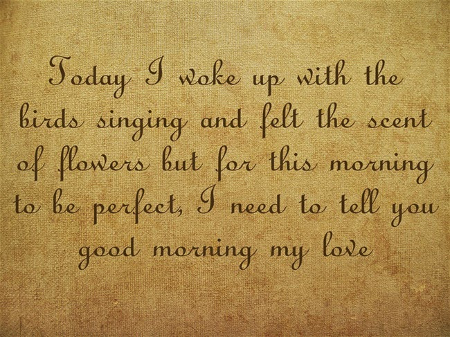 Romantic Morning Quotes
 Romantic Good Morning Quotes
