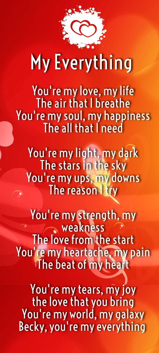 Romantic Poems Quotes
 How Much I Love You Poems for Her and Him