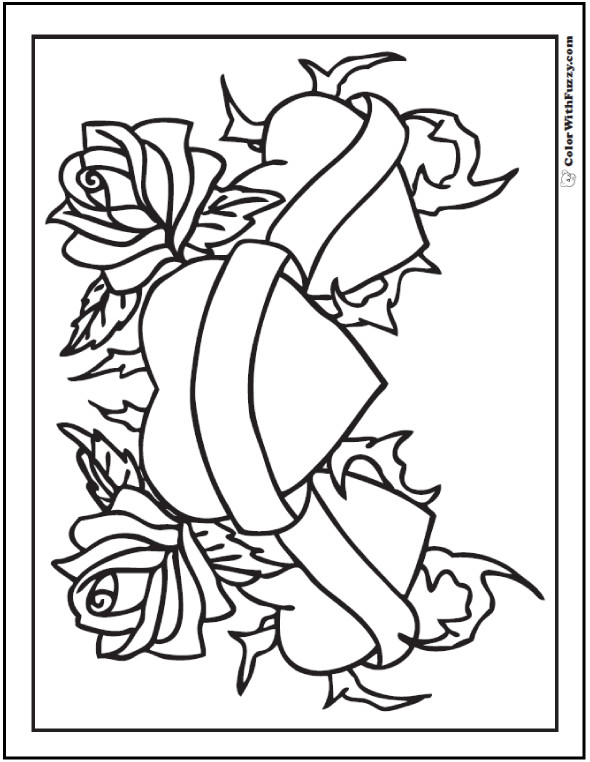 Rose Coloring Pages For Adults
 73 Rose Coloring Pages Customize PDF Printables