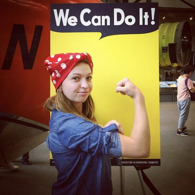 Rosie The Riveter DIY Costume
 44 Homemade Halloween Costumes for Adults C R A F T