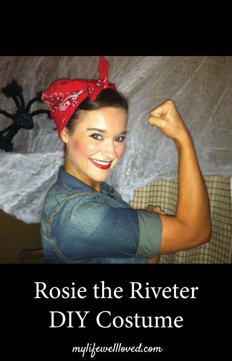 Rosie The Riveter DIY Costume
 Rosie The Riveter Costume Halloween
