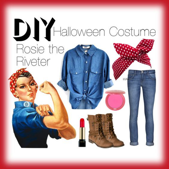 Rosie The Riveter DIY Costume
 "Rosie the Riveter" by i heart tigger on Polyvore