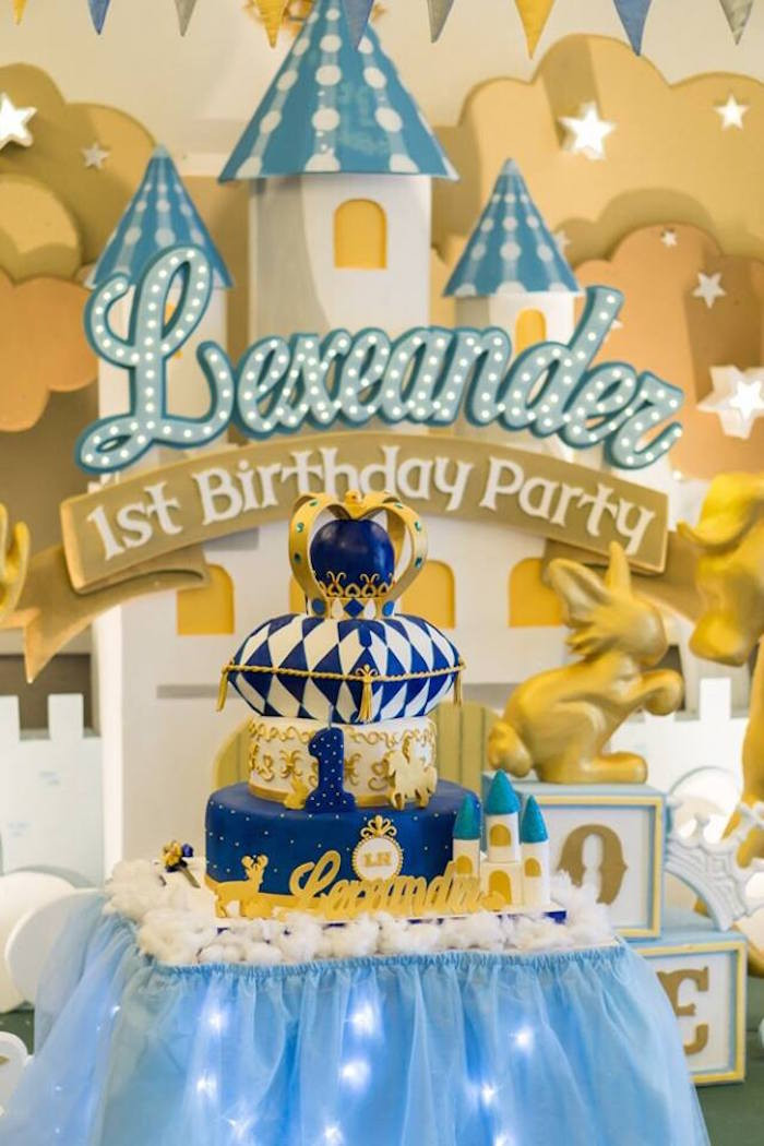 Royal Prince 1St Birthday Decorations
 Kara s Party Ideas Prince Royal 1st Birthday Party