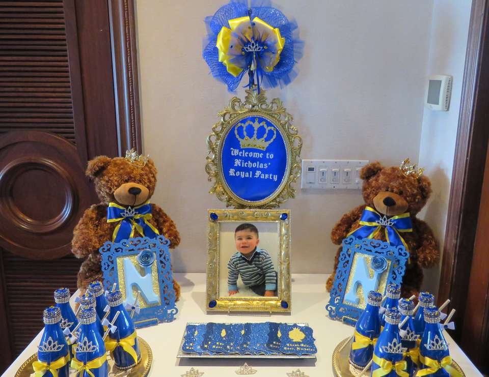Royal Prince 1St Birthday Decorations
 Royal Prince Birthday "Nicholas Royal 1st Birthday