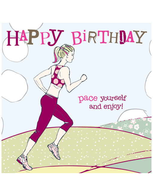 Running Birthday Card
 Birthday Quotes For Runners QuotesGram