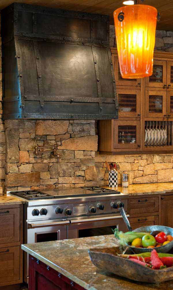 Rustic Kitchen Backsplashes
 22 Stunning Stone Kitchen Ideas Bring Natural Feel Into