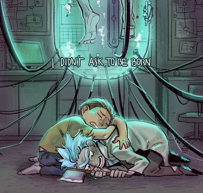 Sad Rick And Morty Quotes
 Afbeeldingsresultaat voor rick and morty sad fanart