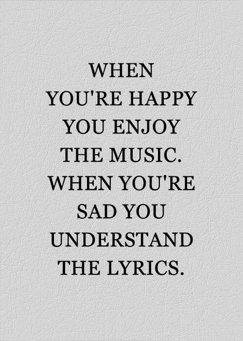 Sad Song Quotes
 120 Best images about Music on Pinterest