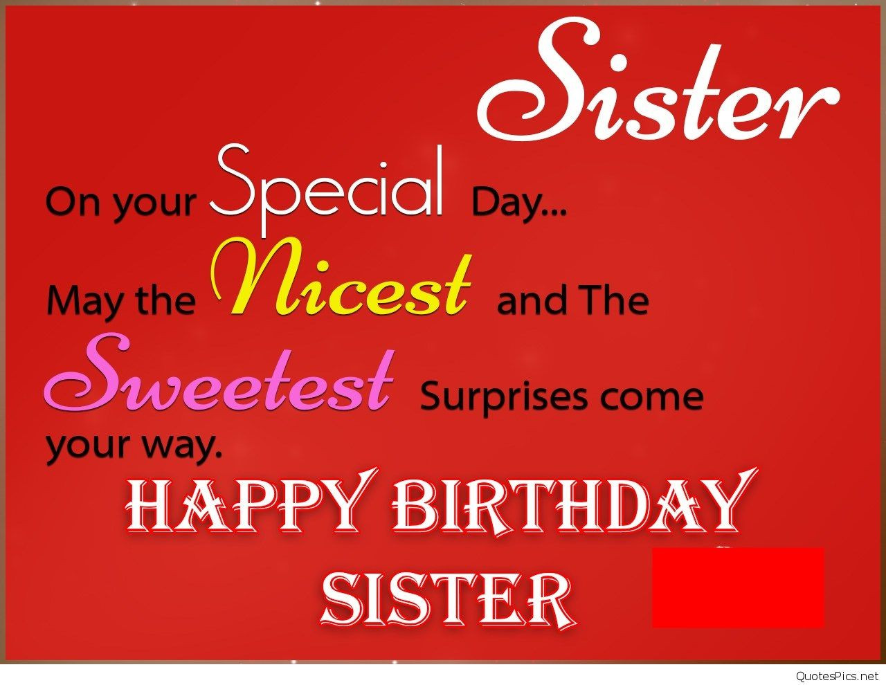 Sample Birthday Wishes
 Best happy birthday wishes cards for sister brother