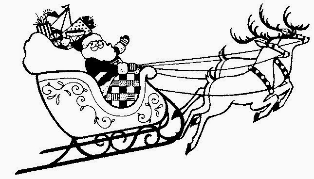 Santa Sleigh Coloring Pages Printable
 Coloring Pages Reindeer Coloring Pages Free and Printable