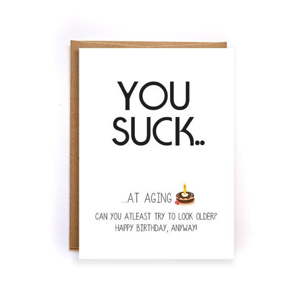 Sarcastic Birthday Card
 Funny Happy birthday cards for daddy sarcastic birthday cards
